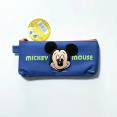 昭和レトロ Disney ミッキー ペンケース ポーチ 当時物 レア