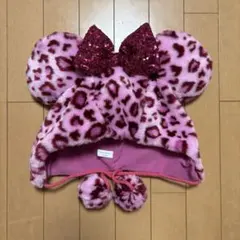 ディズニー★ファンキャップ⭐︎ヒョウ柄⭐︎ピンク⑦