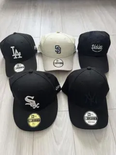 ニューエラ キャップ 5点セット LA NY ホワイトソックスパドレスまとめ売り