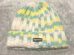 Supreme 21FW Crochet Beanie Yellow