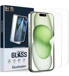 iPhone15Proガラスフィルム強化ガラスアイフォン15Pro2枚セット