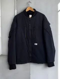 名作06AW WTAPS M-43 NBC スカルクロスボーンジャケット紺 Lのサムネイル