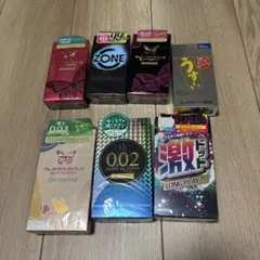 避妊具 コンドーム まとめ売り 7種セットのサムネイル