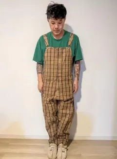 ANACHRONORMチェック柄オーバーオール！！