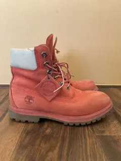 Timberland 防水赤ハイカットブーツ