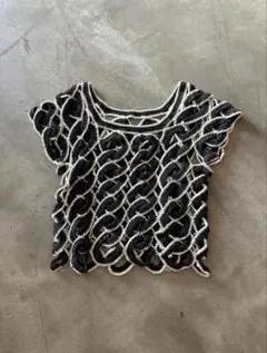 vintage cotton knit tops ヴィンテージ コットンニットのサムネイル