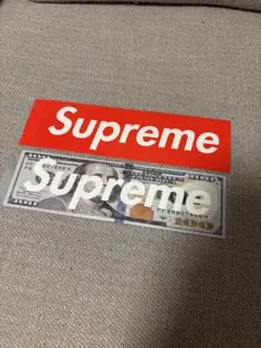 supreme 25fw ステッカー ドル ボックス ロゴ BOX