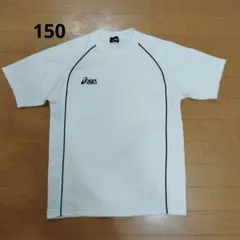 asics アシックス バレーボールシャツ半袖(白)Tシャツ 150 ホワイト