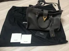 サンローラン　カバス　Yロゴ　グレー