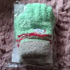 ミントグリーン 手袋 フリース