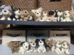 手編み犬のあみぐるみセット　　16匹