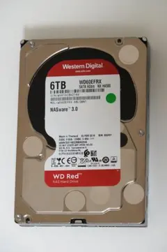 WD RED SATA NAS用HDD 3.5インチ6TB WD60EFRX