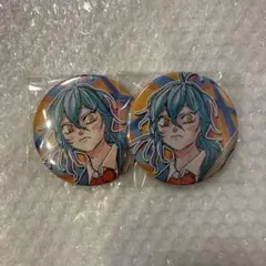 ポセイドン＆ソレント缶バッジ 聖闘士星矢 RERISE OF POSEIDON - メルカリ