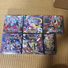 ポケモンカード シュリンク付き5box まとめ売り - メルカリ