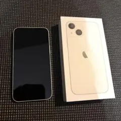 綺麗　Apple iPhone 13mini スターライト 128GB 箱付き