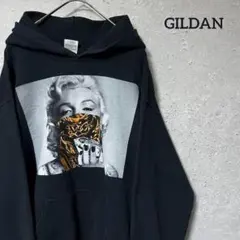 GILDAN ギルダン パーカー マリリン・モンロー プリント プルオーバー M