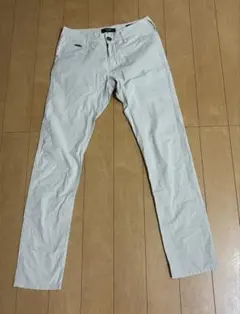 美品★guess★スラックス★ベージュストライプ