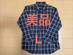 【美品】BURBERRY バーバリー チェック柄 長袖シャツ Lサイズ