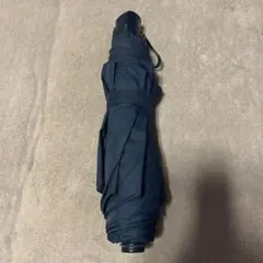 ネイビー 自動開閉 折りたたみ傘　ワンタッチ式