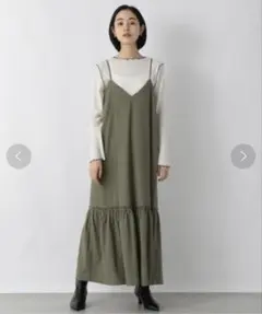 LOWRYS FARM　ティアードキャミワンピース　215321