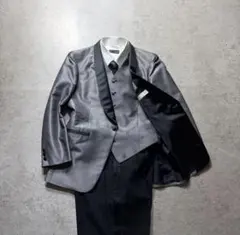 極美品 verita 新郎 タキシード 3点セット Y-L シルバーグレー - メルカリ