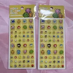 【新品未開封】たまごっち ドロップブロックシール タイルシール 2枚セット