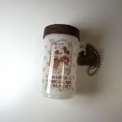 ディズニーリゾート　カプセルトイ　ミニチュアキーホルダー　チョコレートクランチ