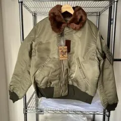 希少B-15B初期型復刻42XL高密度ナイロン馬革前身頃シープムートン襟3M中綿