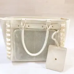 ザッカマート　A4痛バ　ハートバックルフェイクレザーフリルトートバッグ