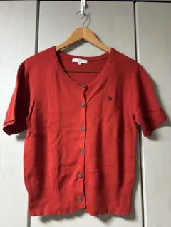 【U.S. POLO ASSN.】半袖カーディガン