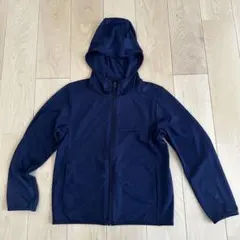 UNIQLO エアリズムパーカー　ネイビー　130