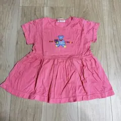 MIKIHOUSE ミキハウス 半袖ワンピース 90サイズ ピンク