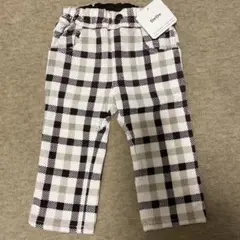 Bebe チェック柄パンツ　80cm 新品　未使用