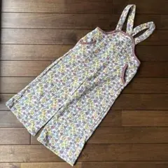 バースデイ &mignon 花柄オーバーオール　サロペット　アンドミニョン