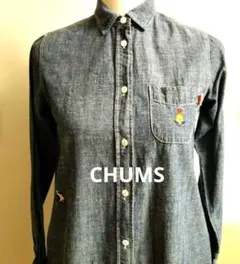 デニム 長袖 ボタンダウンシャツ CHUMSのサムネイル
