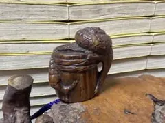 運気✨三本足のカエル❣️縁起物、陶器人形、置物、カエル人形、作家