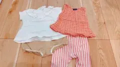 夏服　トップス　ランニング　半ズボン　短パン　80cm  女の子　セット商品