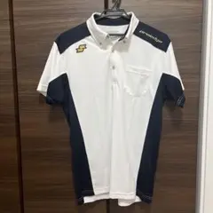 プロエッジ SSK ポロシャツ L ホワイト/ネイビー