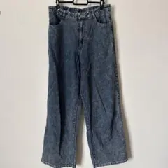 デニムワイドパンツ