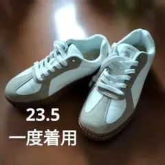 U.S. POLO ASSN. スニーカー ホワイト ベージュ 23.5cmのサムネイル