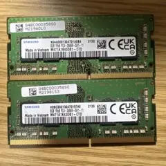 Apacer DDR4 3200 8GB SODIMM メモリ 2枚セット - メルカリ