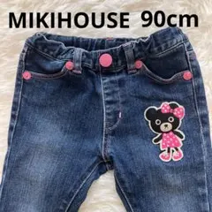 ミキハウス ダブルビー 女の子デニム 90