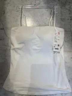 ユニクロ新品未着用タグ付きエアリズムコットンブラチューブトップMサイズホワイト