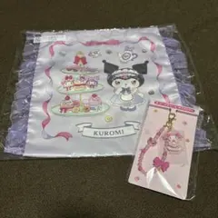 マイメロ クロミ くじ フリル付きトート ビーズチャーム