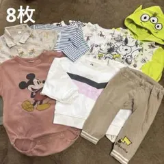 ロンパース子供服まとめ売り　8枚　50〜80㎝ いろいろ
