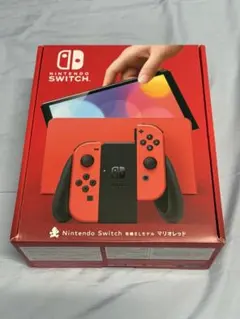 Nintendo Switch有機ELマリオレッド 本体セット SDカード付き