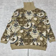 80s EXPRESS TRICOT Hand knitted ニット セーター