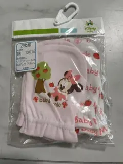 ディズニーベビー　ミニーマウス　ミトン　2枚組