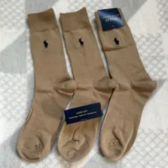 Polo Ralph Lauren 3足セット ベージュ 25-27cm