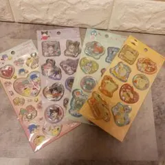サンリオ ウォーターシール キラキラジュエルシール　4枚セット